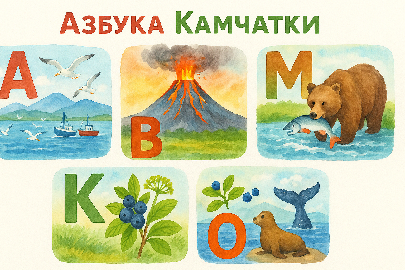 Азбука Камчатки. Презентация и мастер-класс для детей